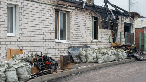 Professional Fire Damage Removal technician working in Centreville, MD